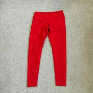 Zella red leggings in size medium